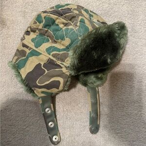 Kids Camouflage Winter Hat with Thinsulate Insulation Size Small